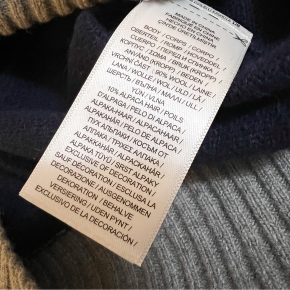 Polo Ralph Lauren Wool Alpaca Color-block Knit Crewneck Sweater😳🔥🔥 - Picture 15 of 15